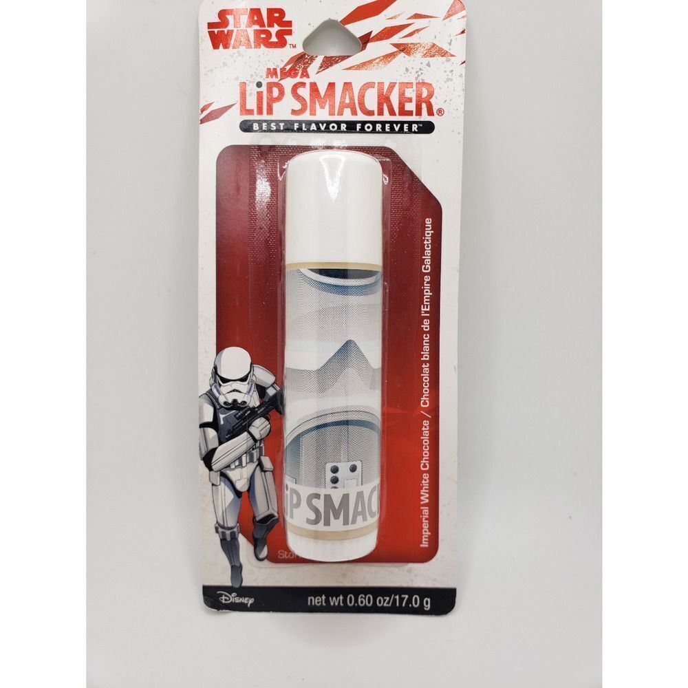𝅺star wars stormtrooper Imperial white chocolate lip smacker
